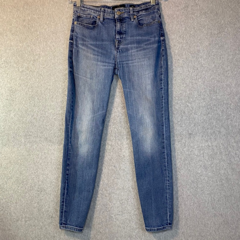 Lucky Brand Ava Skinny Jean Women Sz 8/29 Medium Wash Denim Mid Rise Stretch EUC